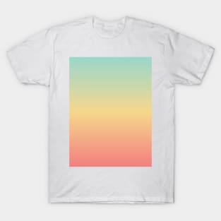 Tricolor Gradient. T-Shirt